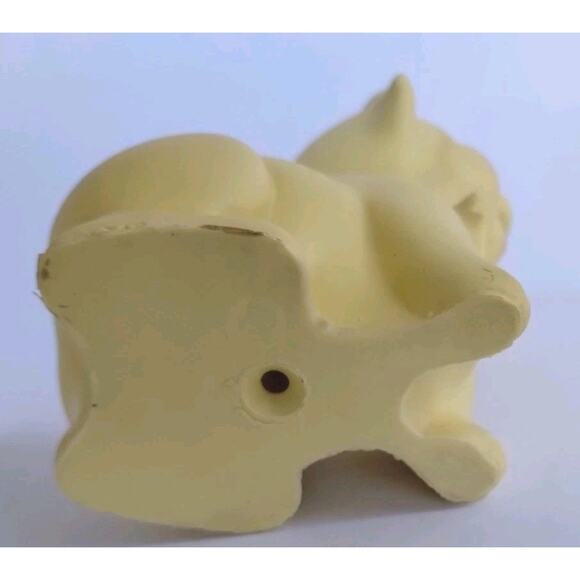 STAR Vintage Anithromorphic Squeaky Smiling Blue Eyed Cat Baby Toy RARE FIND - Picture 6 of 12